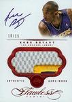 2013-14 Panini Flawless - Patch Autographs Ruby #PA-KB Kobe Bryant AU, MEM, SN15