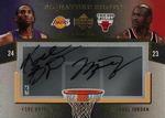 2007-08 Upper Deck Sweet Shot - Signature Shots Acetate Dual #DA-JB Michael Jordan / Kobe Bryant AU