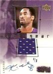 2000-01 Upper Deck Slam - UD Flight Gear #KBA-G Kobe Bryant AU, MEM, SN8