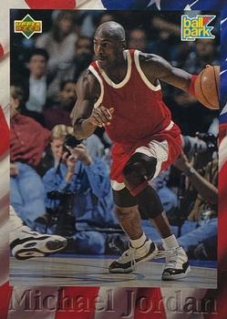 1995-96 Upper Deck Ball Park Franks Michael Jordan #BP4 Michael Jordan - Driving