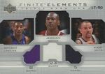 2003-04 Upper Deck Finite - Elements Dual Warmups #FE42 Kobe Bryant / Michael Jordan / Jason Kidd MEM, SN50 MEM: Warm-ups