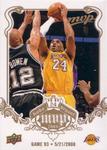 2008-09 Upper Deck MVP - Kobe Bryant MVP White #NNO Kobe Bryant Game 96