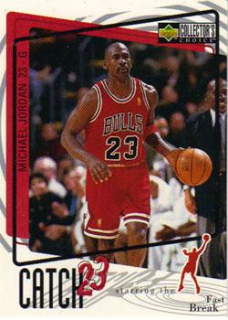 1997-98 Collector's Choice - Catch 23 Jumbos #C1 Michael Jordan