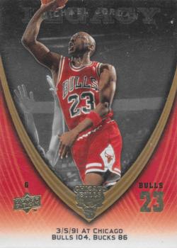 2008-09 Upper Deck Michael Jordan Legacy Collection #484 Michael Jordan - Game 484