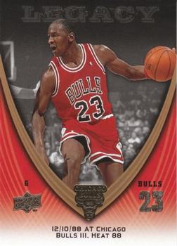 2008-09 Upper Deck Michael Jordan Legacy Collection #283 Michael Jordan - Game 283