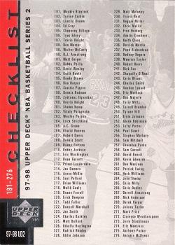 1997-98 Upper Deck #360 Michael Jordan - Checklist: 181-360