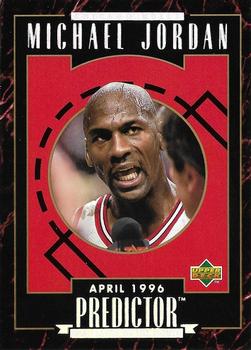 1995-96 Upper Deck - Predictors Exchange: Player of the Month #R5 Michael Jordan - April 1996