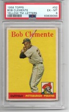 1958 Topps #52 Bob Clemente VAR VAR: Team name in white letters