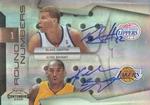2009-10 Panini Playoff Contenders - Round Numbers Autographs #9 Blake Griffin / Kobe Bryant AU, SN25