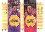 2001-02 Upper Deck Hardcourt - Fantastic Floor #KB/AI Kobe Bryant / Allen Iverson MEM, SN100 MEM: Floor